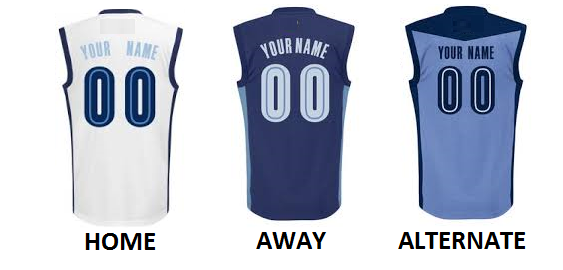 (image for) MEMPHIS PRO BASKETBALL Number Kit